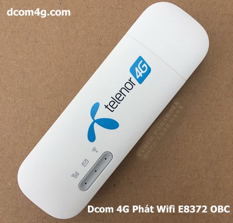 Dcom 4G Huawei E8372 phát wifi tốc độ cao 150Mbps chạy nhanh