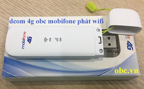 USB Dcom 4G Mobifone Phát Wifi tốc độ 150Mbps mã MF79s
