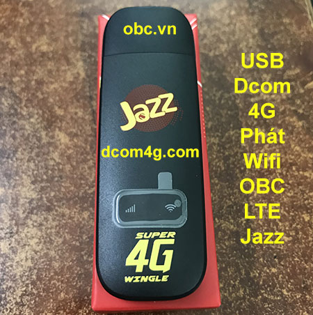 USB Dcom 4G phát wifi Jazz W02-LW43 tốc độ 4G 150Mbps chạy nhanh
